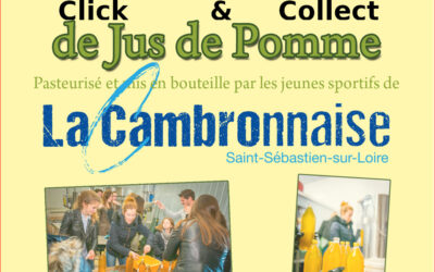 Jus de pommes -Click & Collect – 30 Janvier 2022